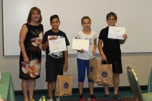 Najboljši na hitropoteznem memorialu, Tilen, Taja in Bor z Darjo Kapš